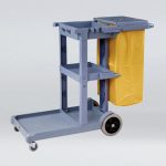 Janitorial Cart Trolley (with cover)