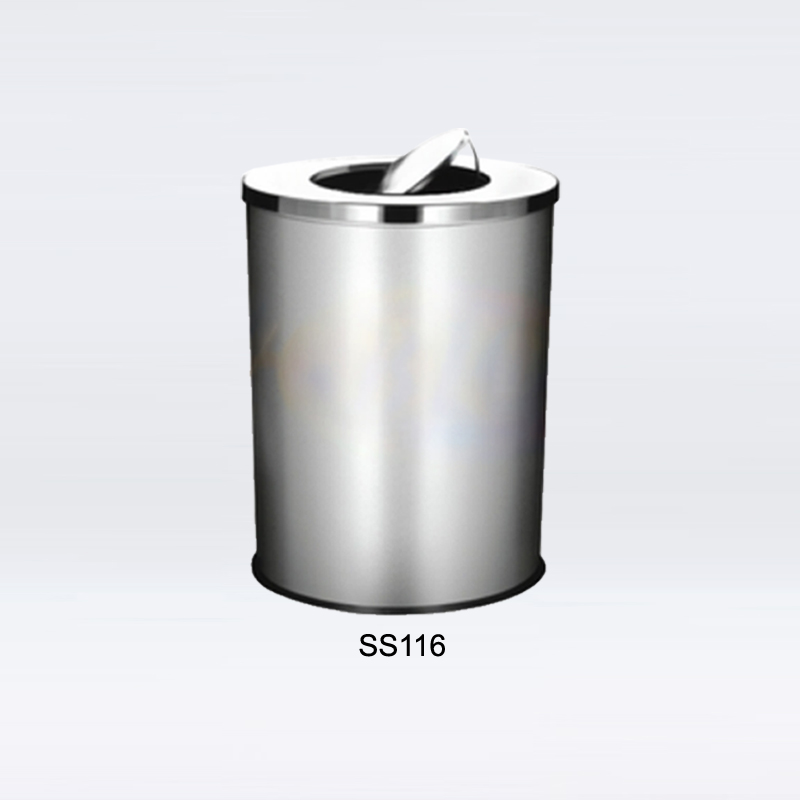 SS116 Stainless Steel Bin Round