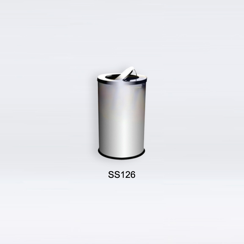 SS Stainless Steel Bin Round