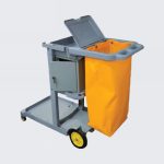 Janitor Cart (A) c/w Cover & Storage Box